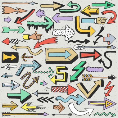 Komik tuhaf Doodle karakterler