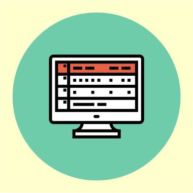 çok kanallı yumuşak thinline renk simgesi