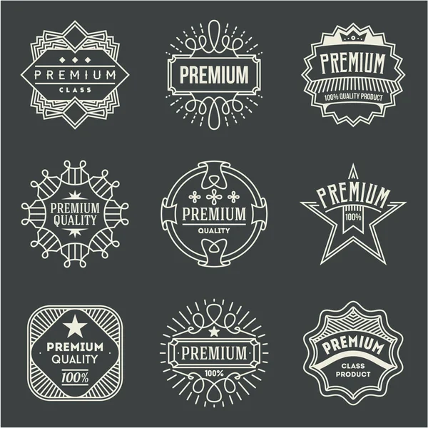 Premium kwaliteit logo's Set — Stockvector