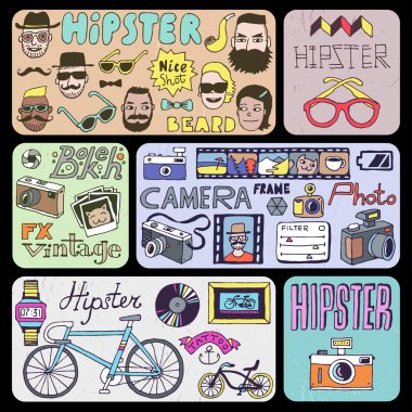 hipsters karalamalar seti