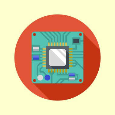 İşlemci simgesi. CPU