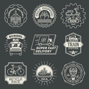 Taşıma Logotype kümesi