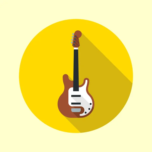 Elektrische gitaar-pictogram — Stockvector