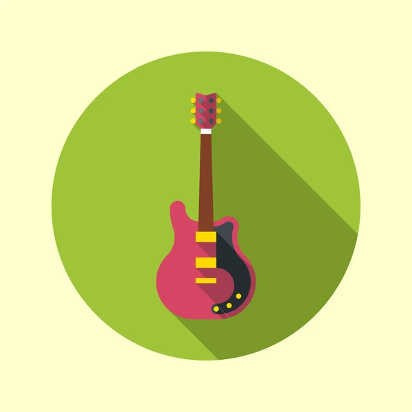 Elektrische gitaar-pictogram — Stockvector