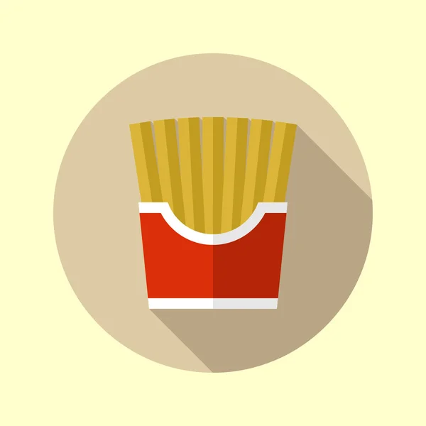 Patatas fritas — Vector de stock