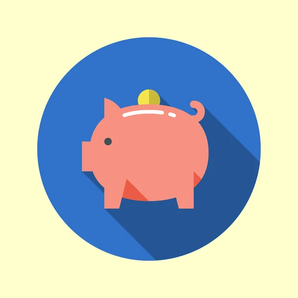 Piggy bank icon. — Stock Vector