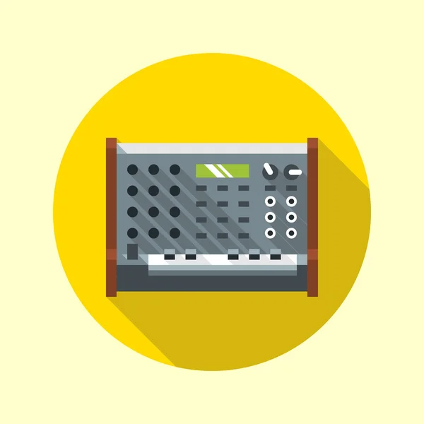 Analoge synthesizer pictogram — Stockvector