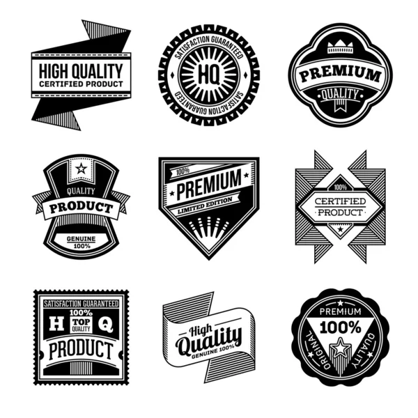 Vintage badges — Stockvector