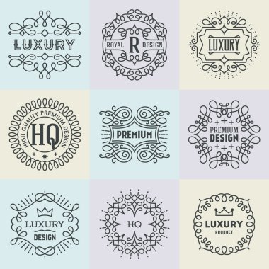 Retro tasarım lüks Insignias