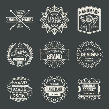 Retro tasarım lüks Insignias