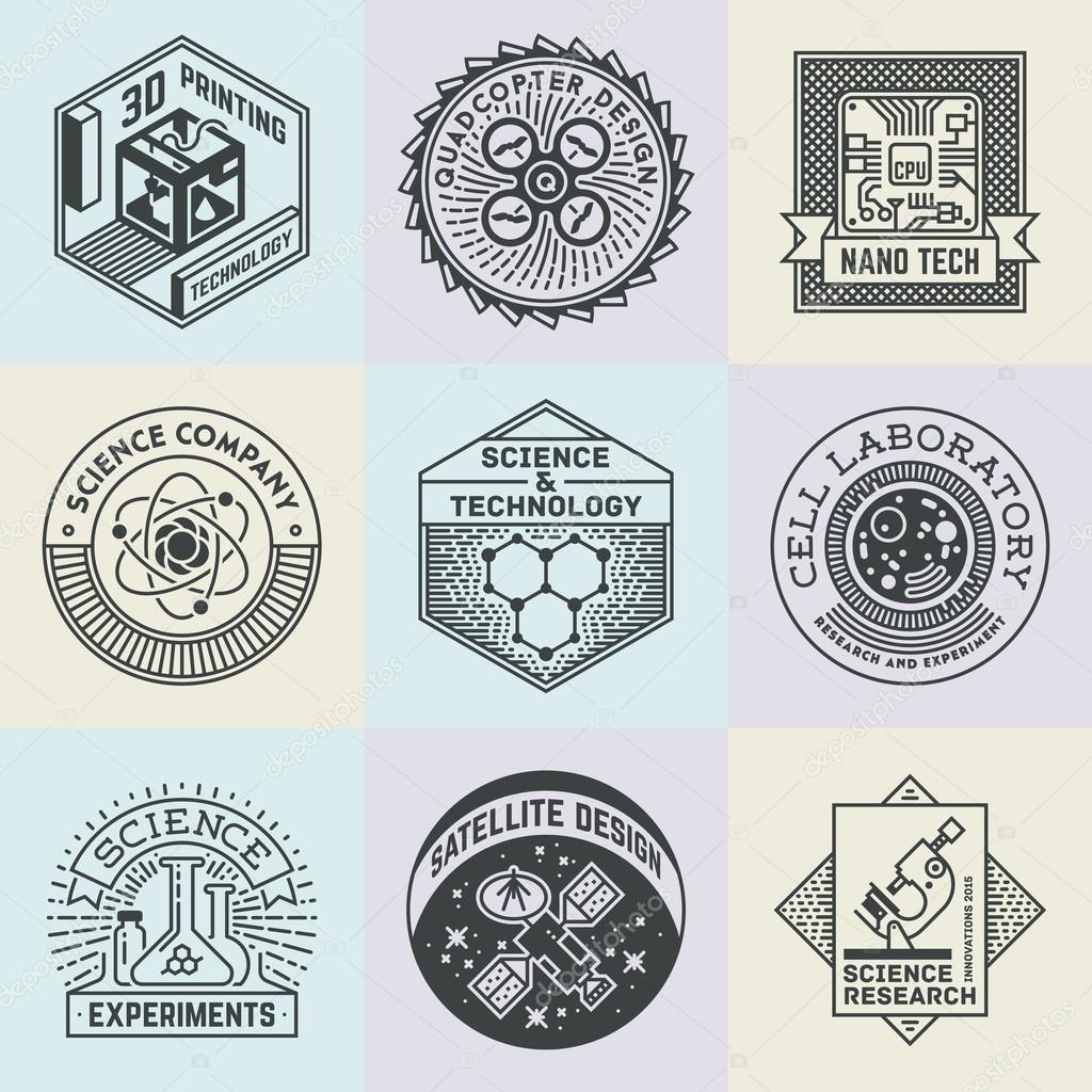 Assorted Science Insignias