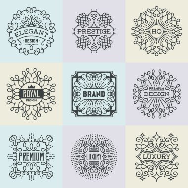Lüks Logotypes şablon seti