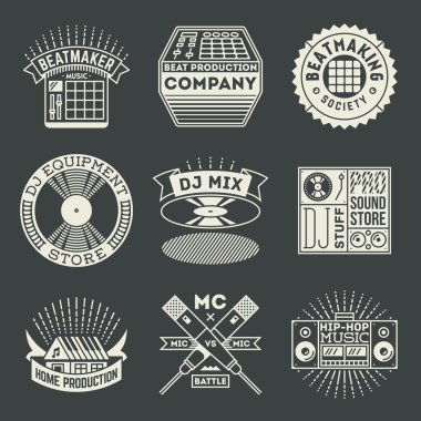müzikal hip hop Logotype