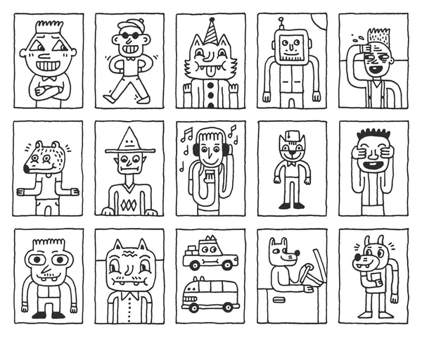 Robot Karakter Karikatur Cizimi Vektorler Ve Grafikleri