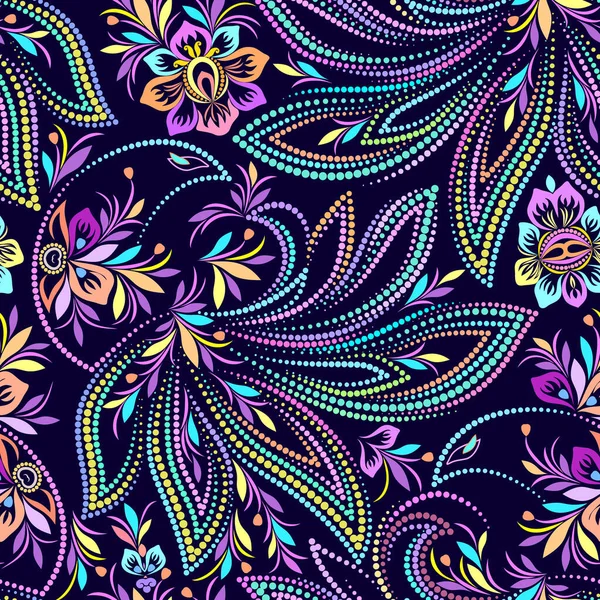 Güzel, renksiz, sihirli kuşlarla noktalı desen. Geleneksel etnik süs. Vektör izi. Duvar kağıdı, şablon dolguları, tekstil tasarımı için kullan.