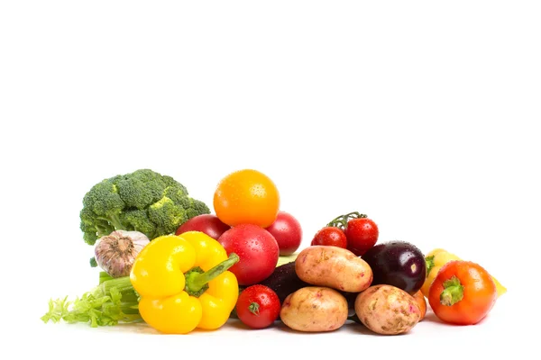 Vegetables isolated on a white background — Stock Photo, Image