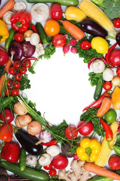 Circle of vegetables — Stock Photo, Image