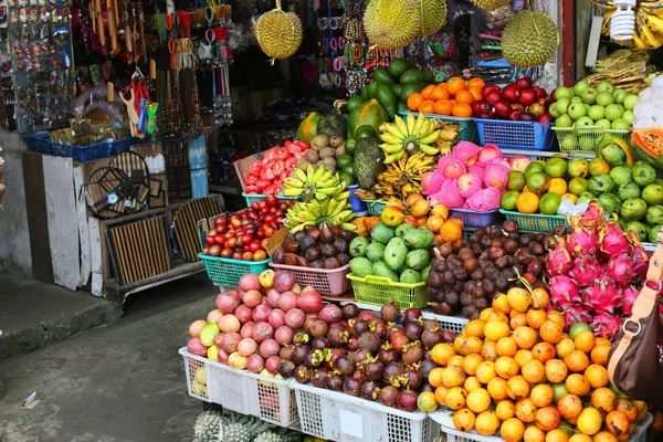 インドネシアの果物市場 — ストック写真