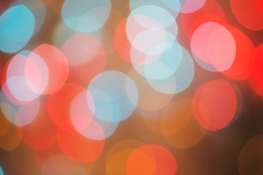 Bulanık arka plan ışık