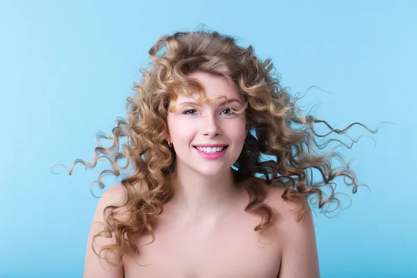 Cabello en el viento. — Foto de Stock