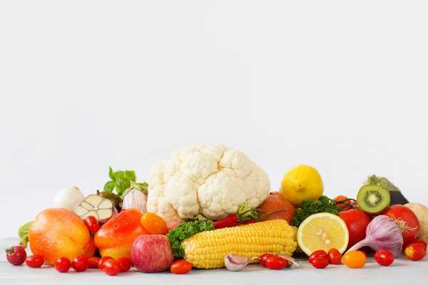 Collection vegetables and fruits — Stock Photo, Image