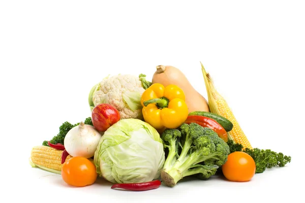 Raccolta di verdure fresche . — Foto Stock