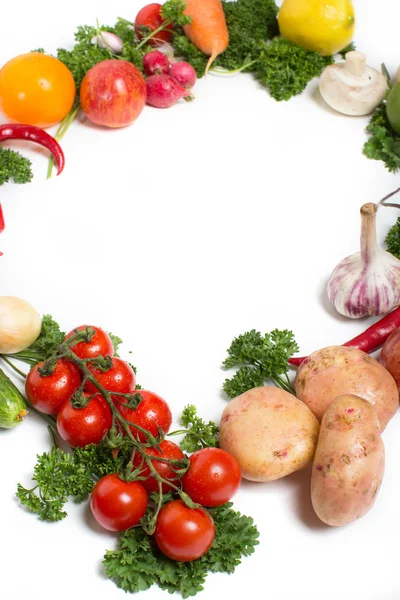 Circle of vegetables — Stock Photo, Image