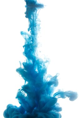 Su, mürekkep bulutu dönen mürekkep.