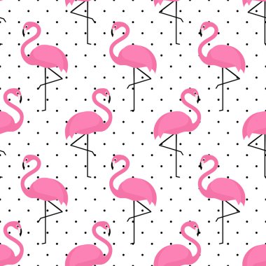 Flamingo pürüzsüz desen