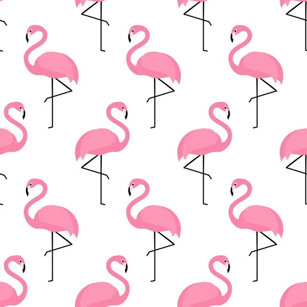 Flamingo naadloos patroon — Stockvector