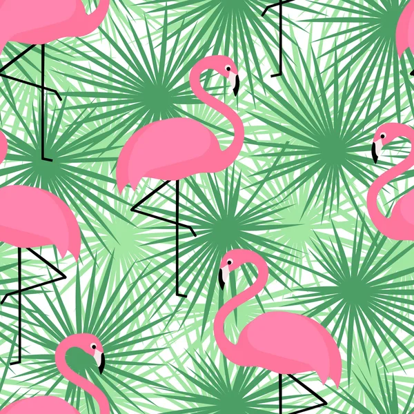 Muster von Flamingos — Stockvektor