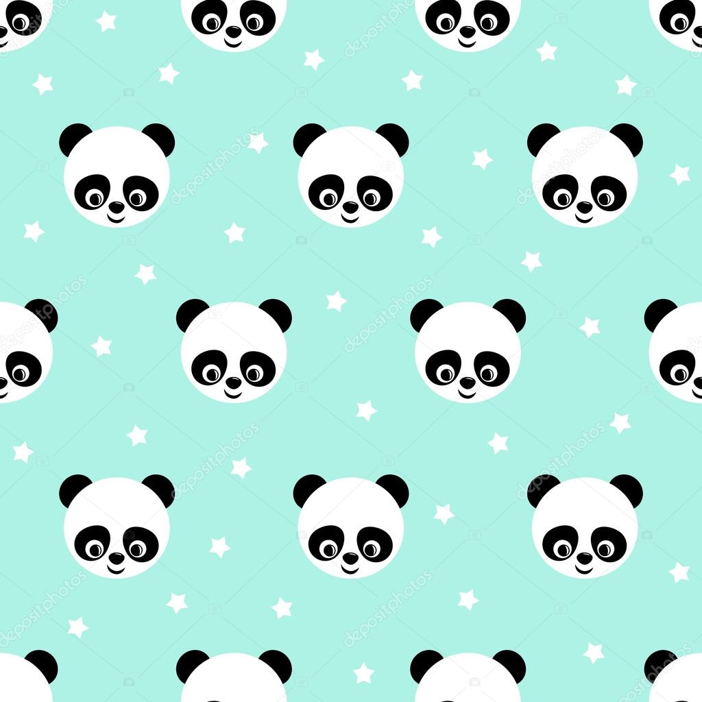 Panda animals pattern