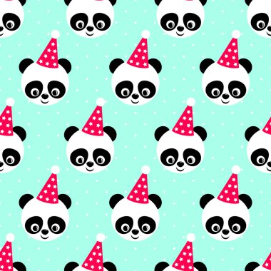 Panda ayıları doğum günü kapakları 