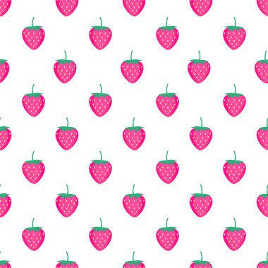 Pembe çilek ile sorunsuz arka plan.