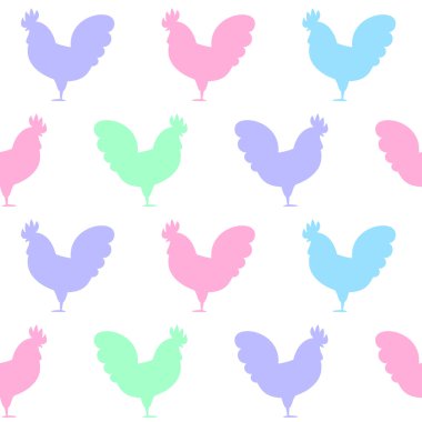 Horozları ile Seamless Modeli.