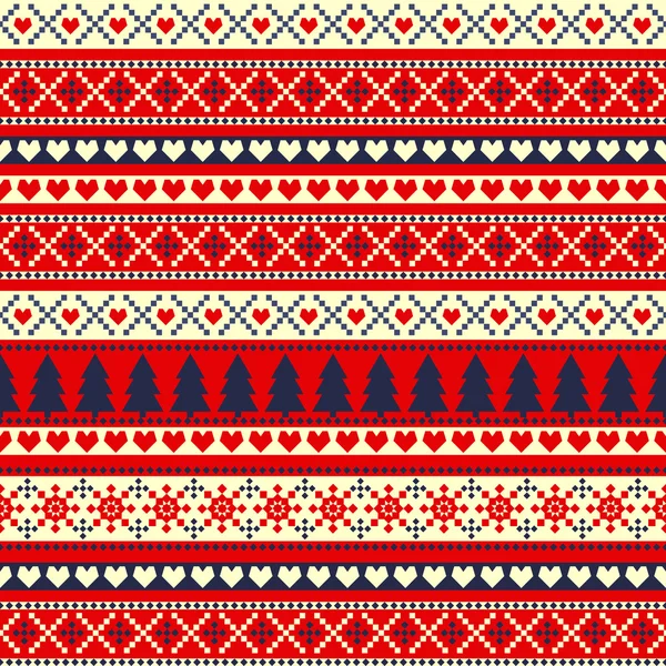 Seamless pattern for winter holidays — Stock Vector