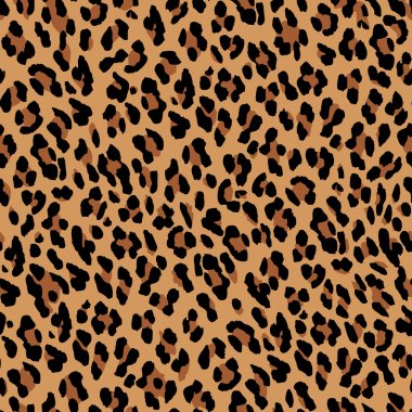 Leopard skin background.