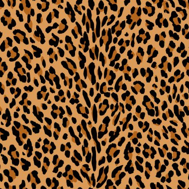Leopar hayvan seamless modeli