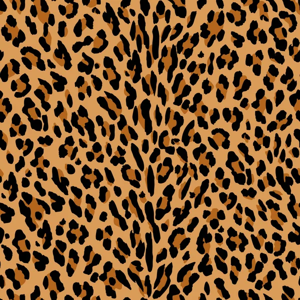 Leopard animal seamless pattern — Stock Vector