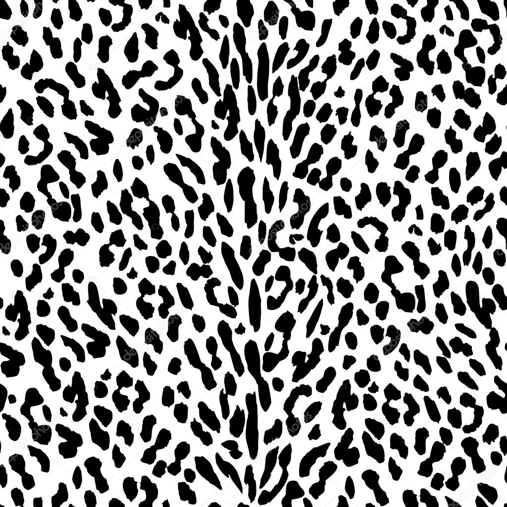 Black and white leopard background.
