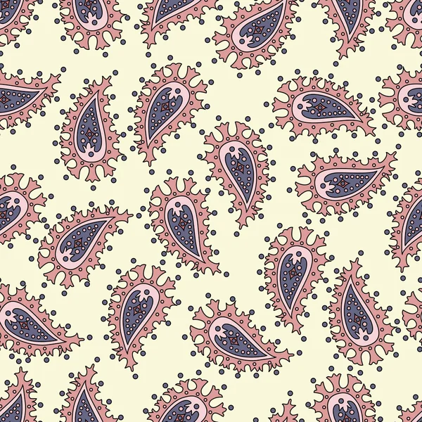 Nahtloses Paisley-Muster — Stockvektor