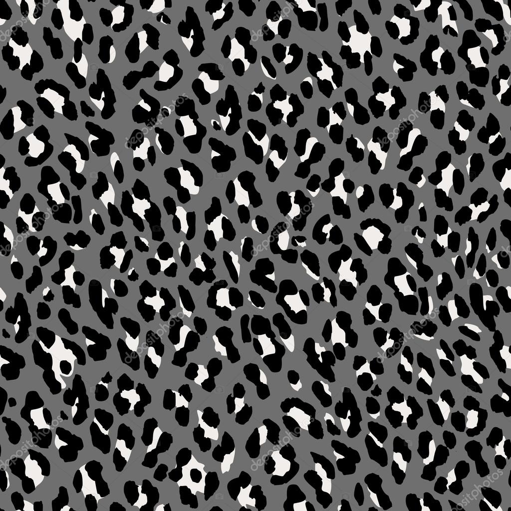 Leopardenmuster Nahtlose Vektorgrafik. Realistische Tierstruktur. Schwarze:  Stock-Vektorgrafik (Lizenzfrei) 1284542779