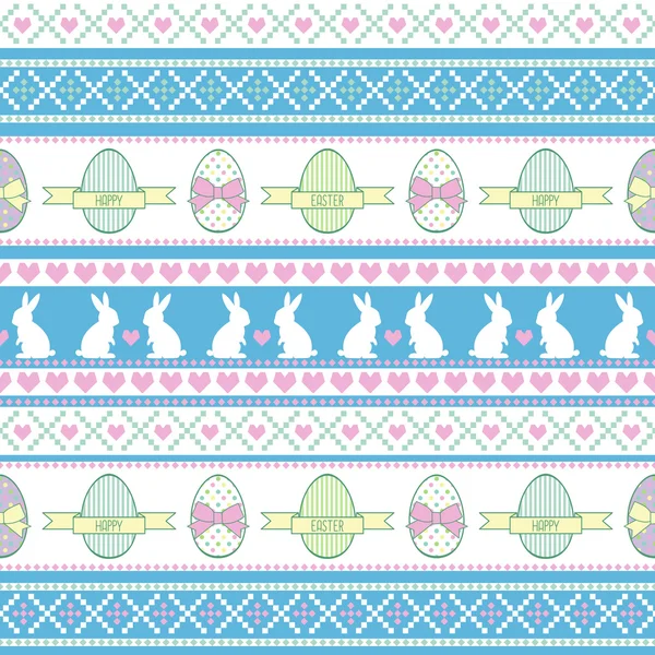 Seamless Easter pattern — Stock Vector