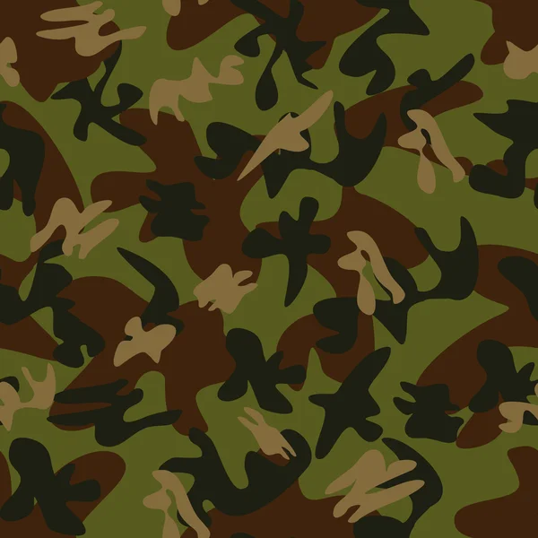 Camouflage seamless pattern — Stock Vector