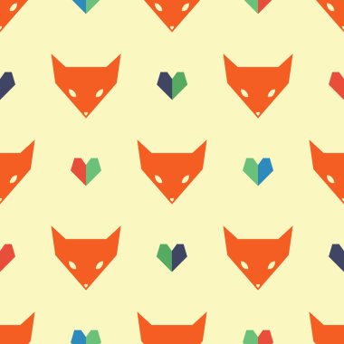 Fox ve kalp ile Seamless Modeli