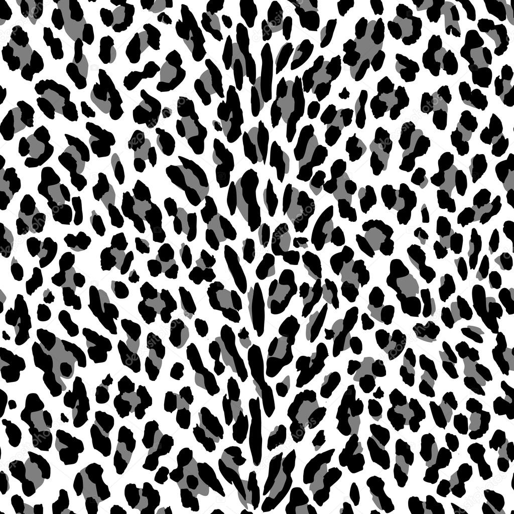 Black, grey and white leopard background