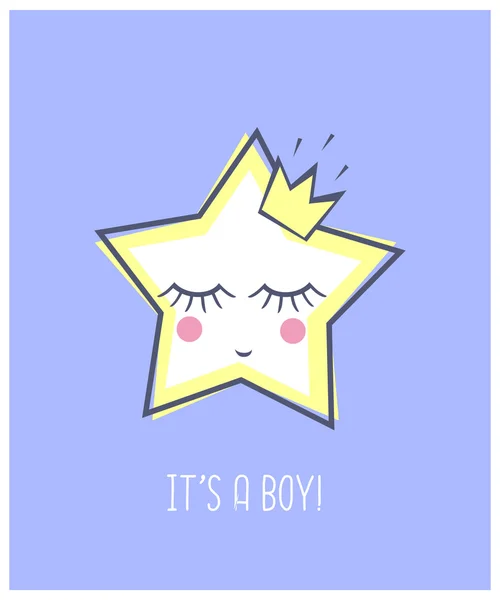 It's a boy — Stock Vector