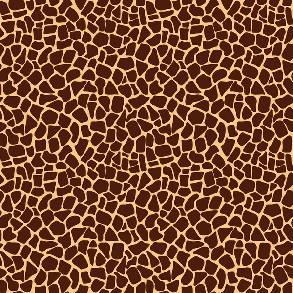 Seamless giraffe fur pattern — Stock Vector