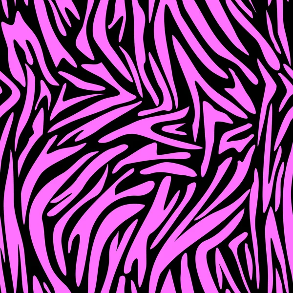 粉红色的斑马打印 — 图库矢量图片