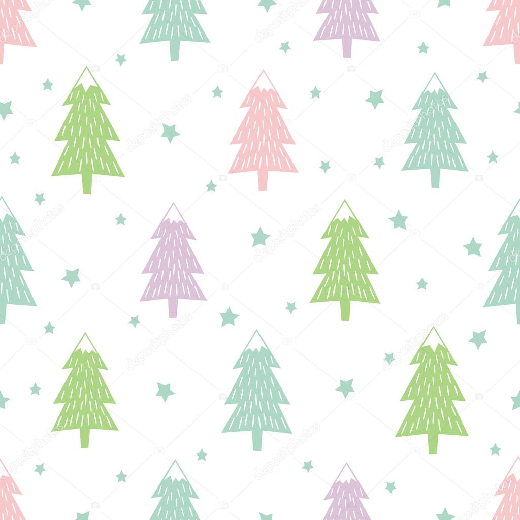 Seamless Pattern Christmas Happy Celebrations Background, Simple